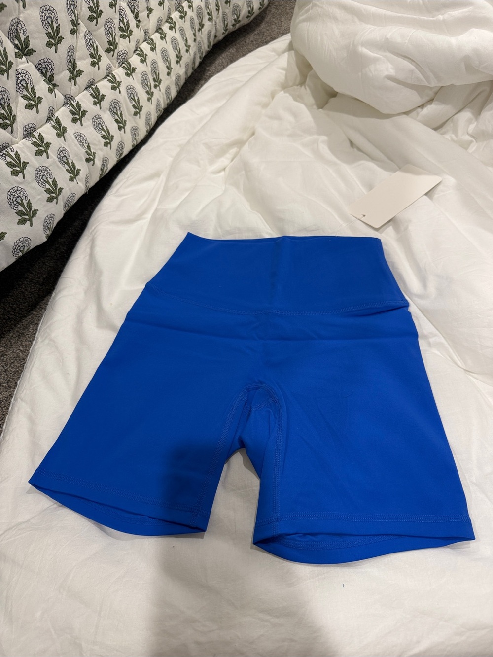 lululemon athletica Women’s Electric Blue High-Rise Bike Shorts